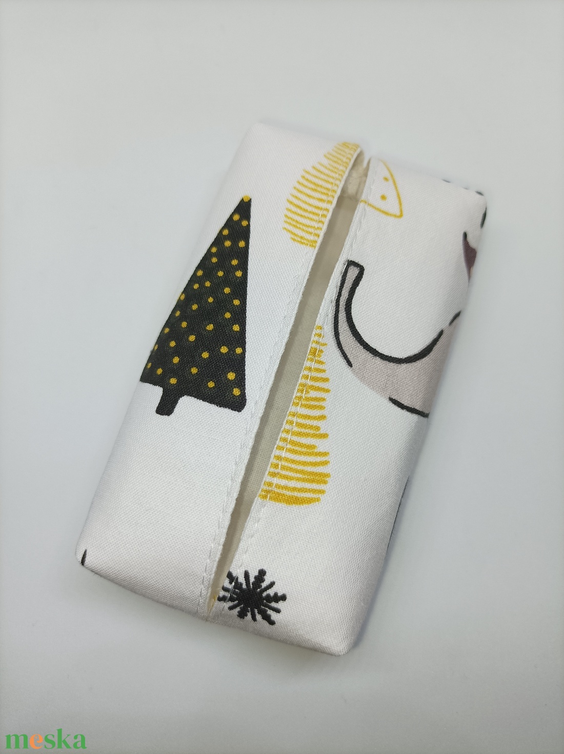 Szánkózó Tacskó és Elefánt-bélelt papírzsebkendő tartó - táska & tok - pénztárca & más tok - zsebkendőtartó tok - Meska.hu