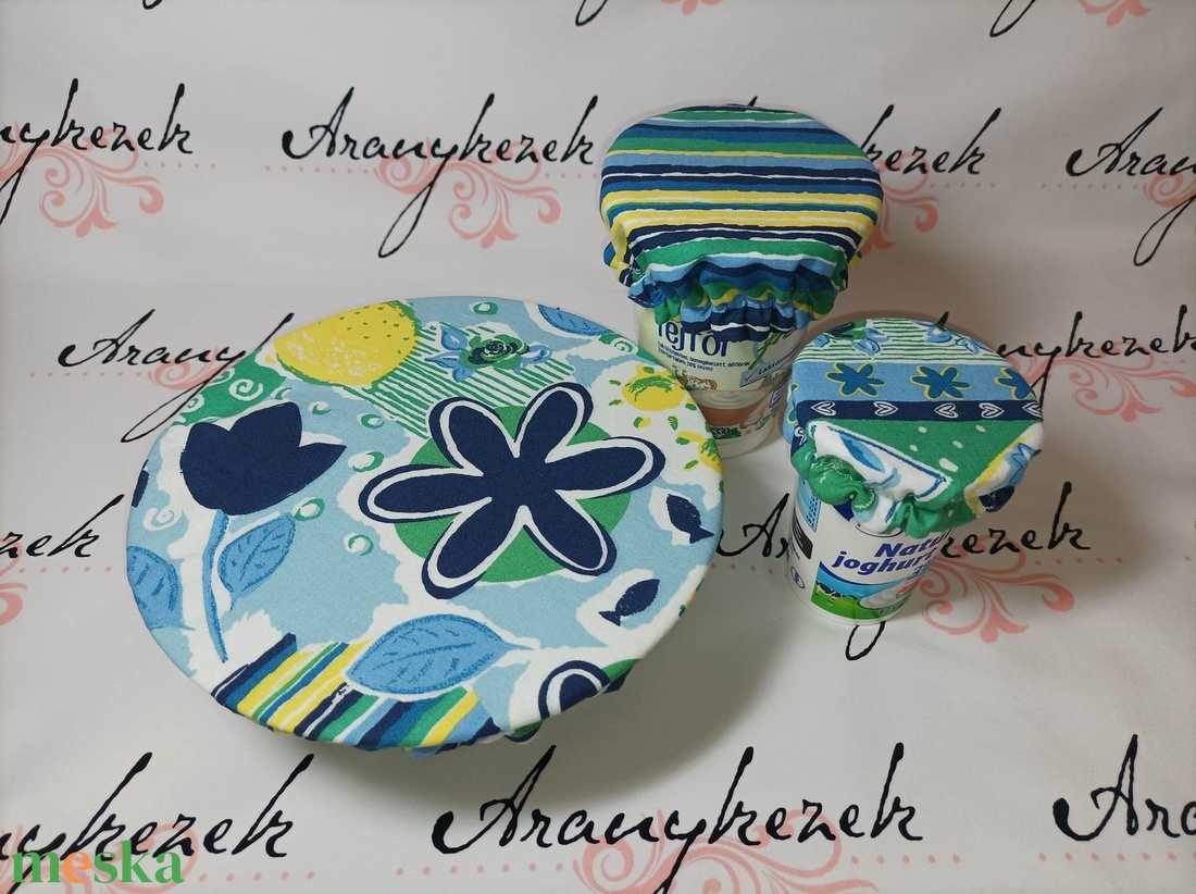 Kék mintás-Edénysapka szett 3 db-os - otthon & életmód - konyhafelszerelés, tálalás - konyhai textil - edényfogó & edényfedő - Meska.hu Kék mintás-Edénysapka szett 3 db-os - otthon & életmód - konyhafelszerelés, tálalás - konyhai textil - edényfogó & edényfedő - Meska.hu