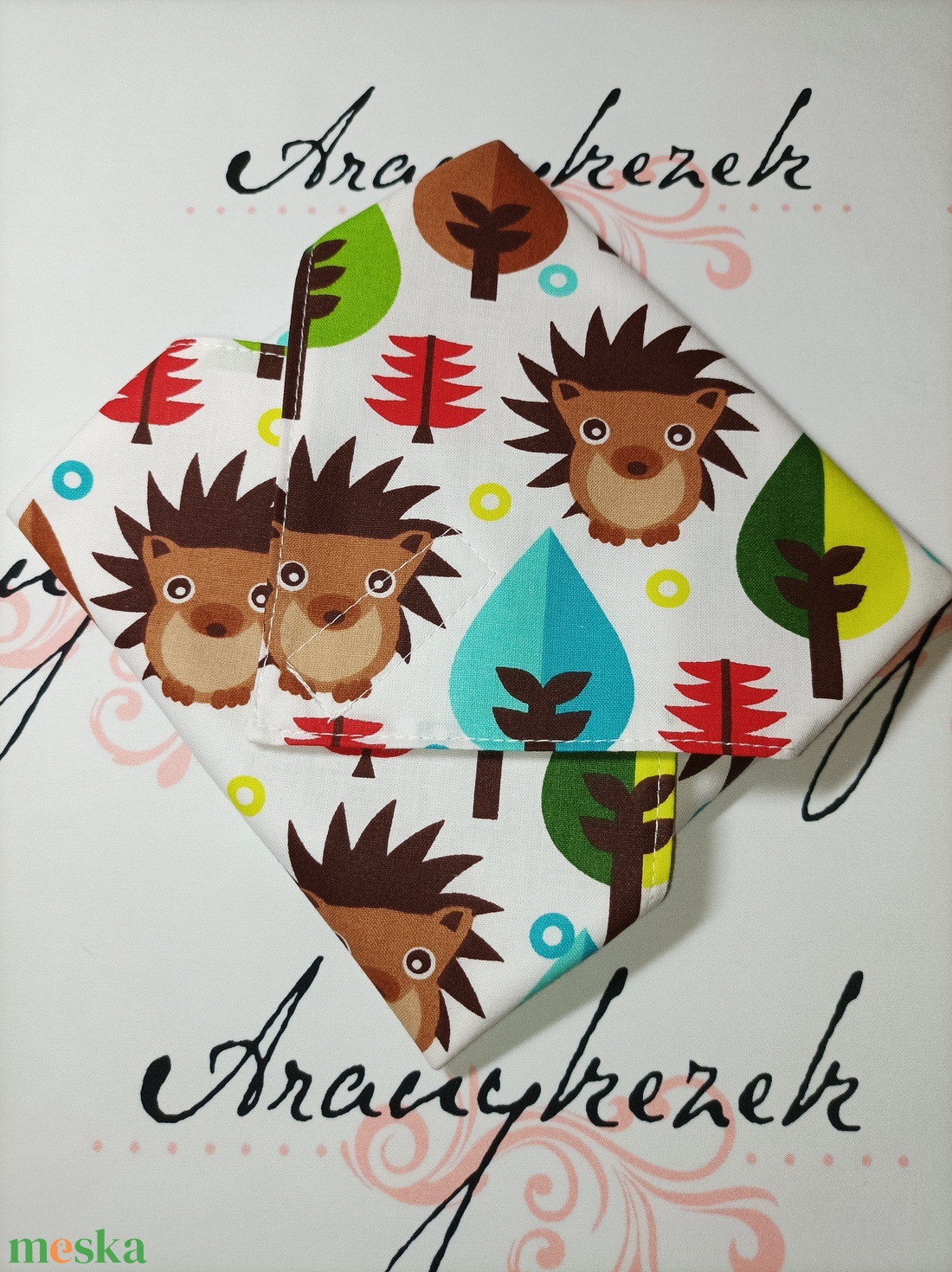 Süni az erdőben-újraszalvéta - táska & tok - uzsonna- & ebéd tartó - szendvics csomagoló - Meska.hu Süni az erdőben-újraszalvéta - táska & tok - uzsonna- & ebéd tartó - szendvics csomagoló - Meska.hu