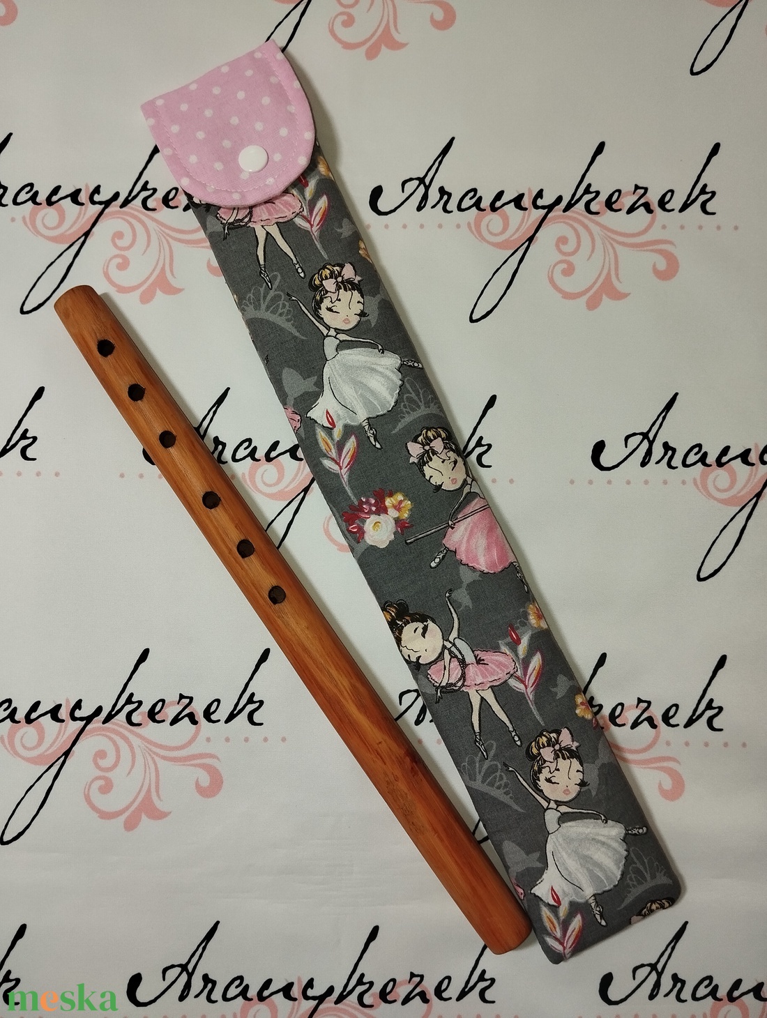 Balerina fehér ruhában-furulyatok   - könyv & zene - hangszer & hangszertok - Meska.hu