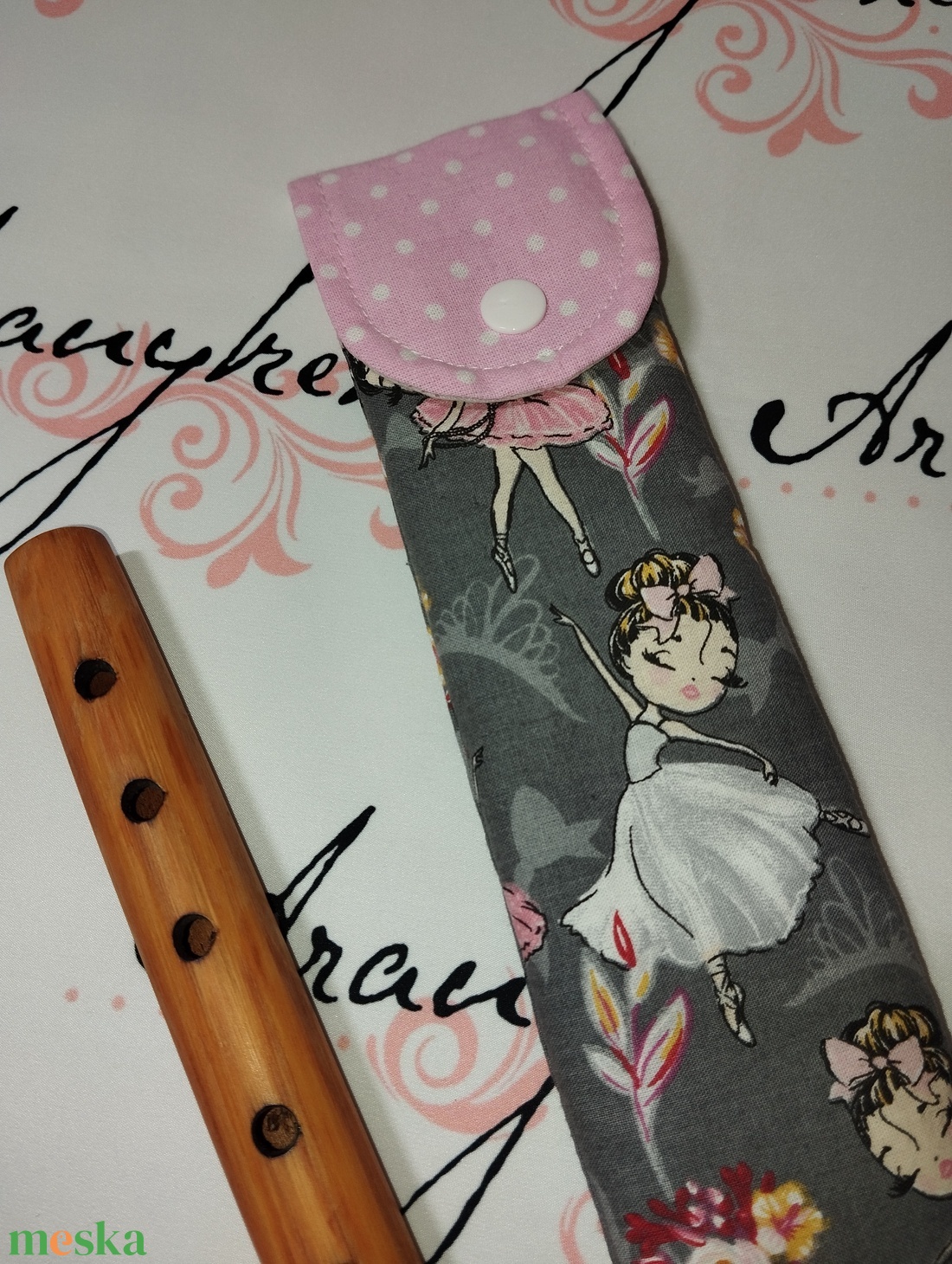 Balerina fehér ruhában-furulyatok   - könyv & zene - hangszer & hangszertok - Meska.hu