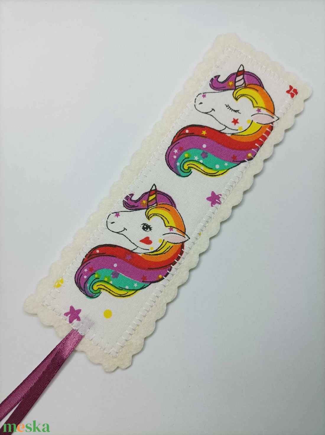 Unicornisos könyvjelző - könyv & zene - könyvjelző - Meska.hu