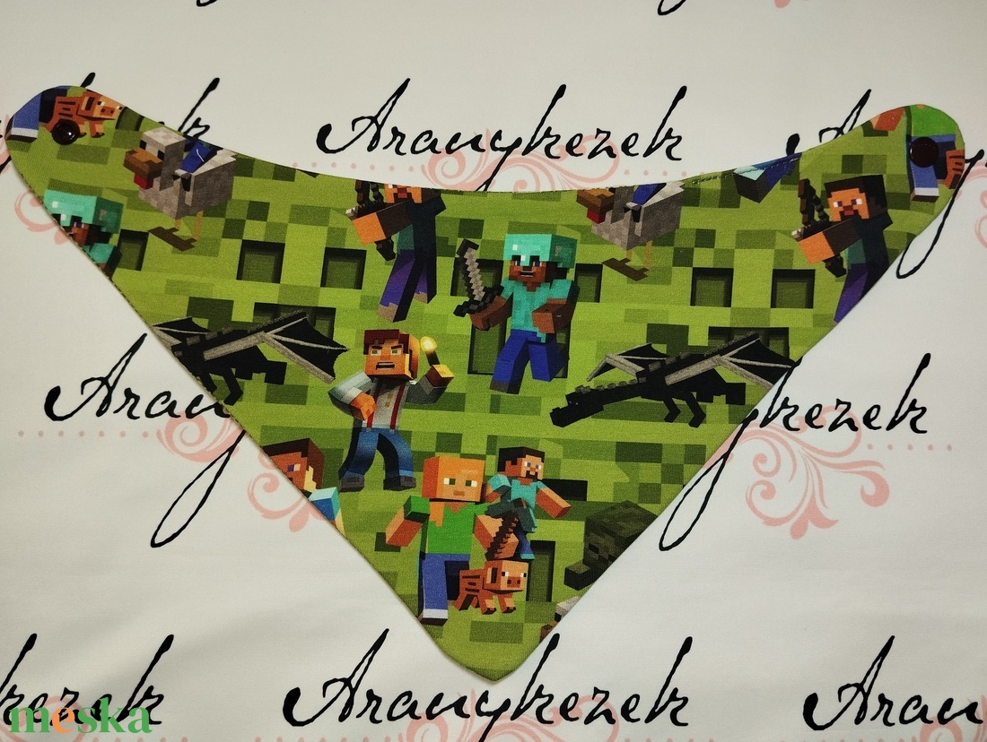 Minecraft-Nyálkendő - ruha & divat - babaruha & gyerekruha - előke & nyálkendő - Meska.hu Minecraft-Nyálkendő - ruha & divat - babaruha & gyerekruha - előke & nyálkendő - Meska.hu