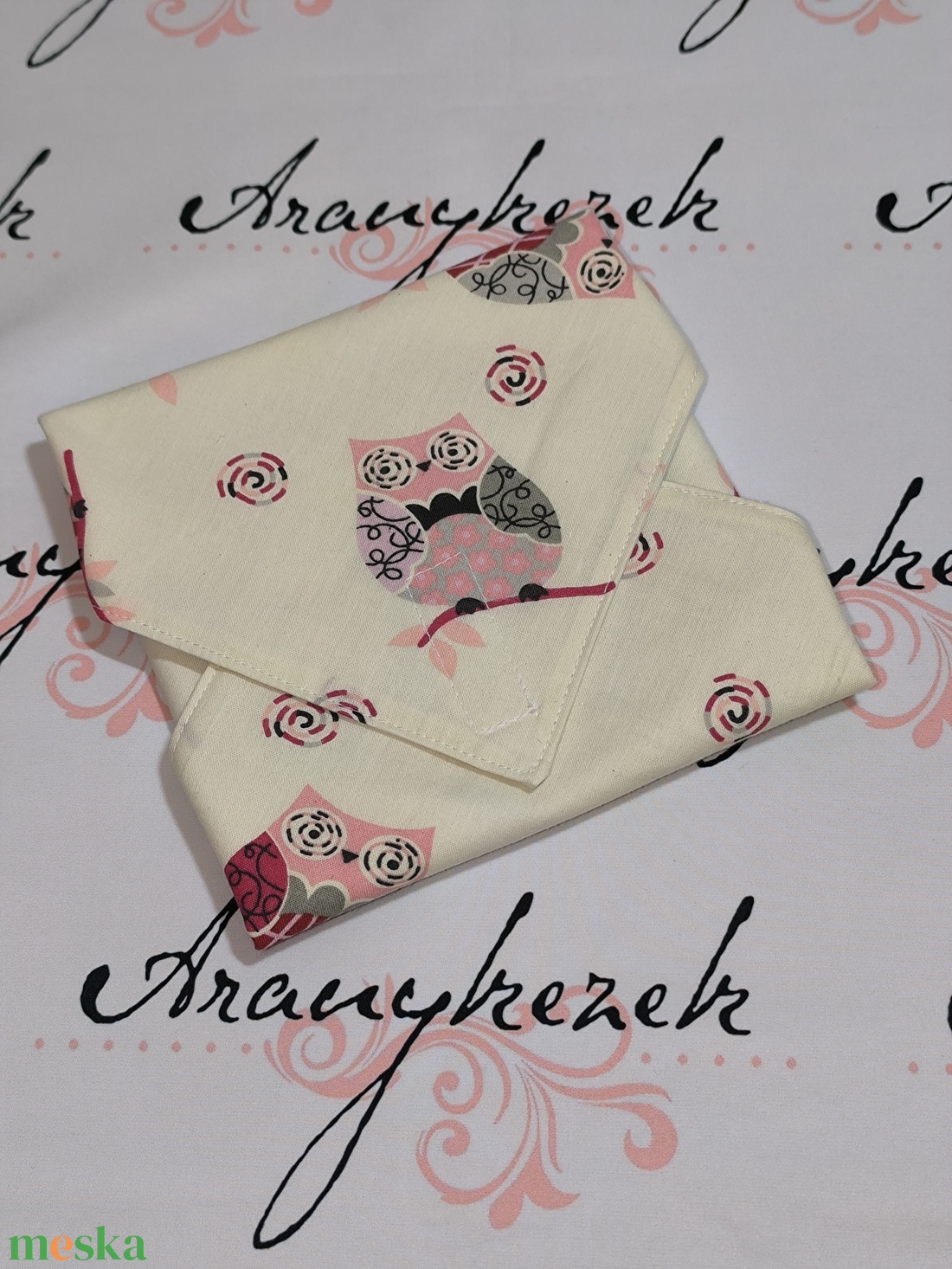 Baglyos-újraszalvéta - táska & tok - uzsonna- & ebéd tartó - szendvics csomagoló - Meska.hu Baglyos-újraszalvéta - táska & tok - uzsonna- & ebéd tartó - szendvics csomagoló - Meska.hu