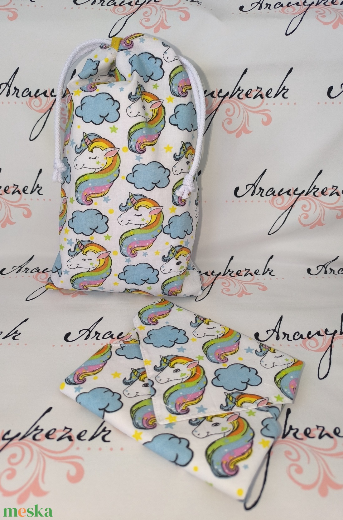 Uzsonnás szett- unicornis mintás - táska & tok - uzsonna- & ebéd tartó - ebéd tasak, doboz - Meska.hu Uzsonnás szett- unicornis mintás - táska & tok - uzsonna- & ebéd tartó - ebéd tasak, doboz - Meska.hu