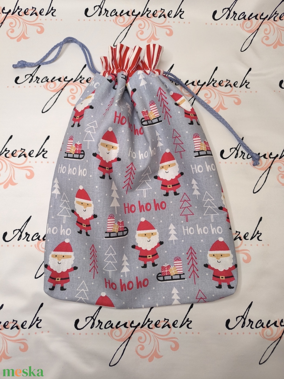 Mikulás zsák - karácsony - mikulás - mikulás zsák - Meska.hu