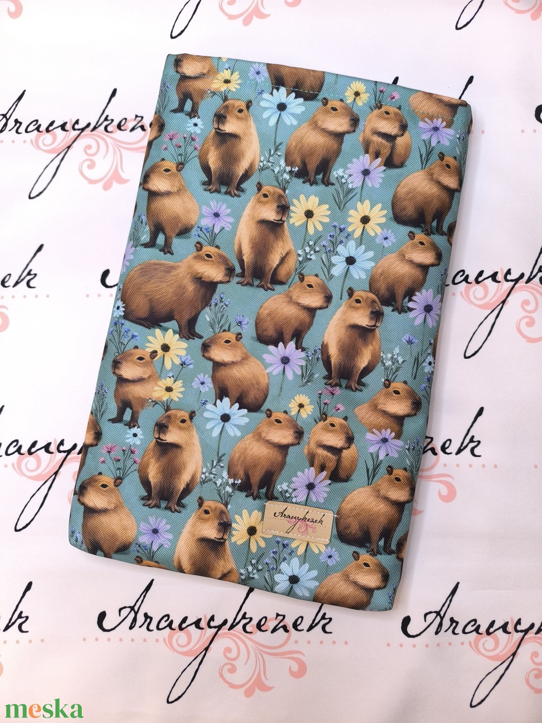 Vízhatlan könyvtok- Kapibarás - könyv & zene - könyvtok - Meska.hu