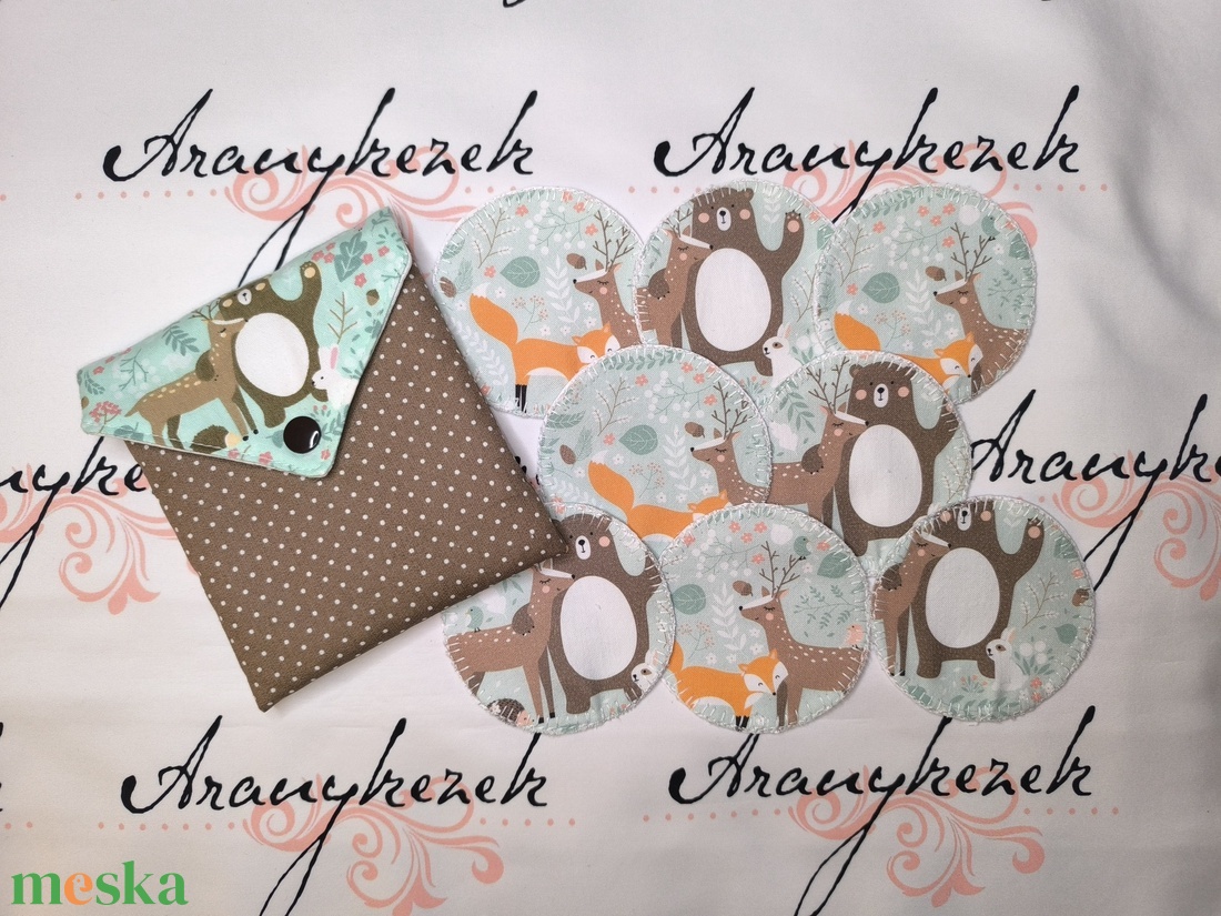 Jóbarátok arctisztító korong 8db+neszesszer - szépségápolás - arcápolás - arctisztító korong - Meska.hu