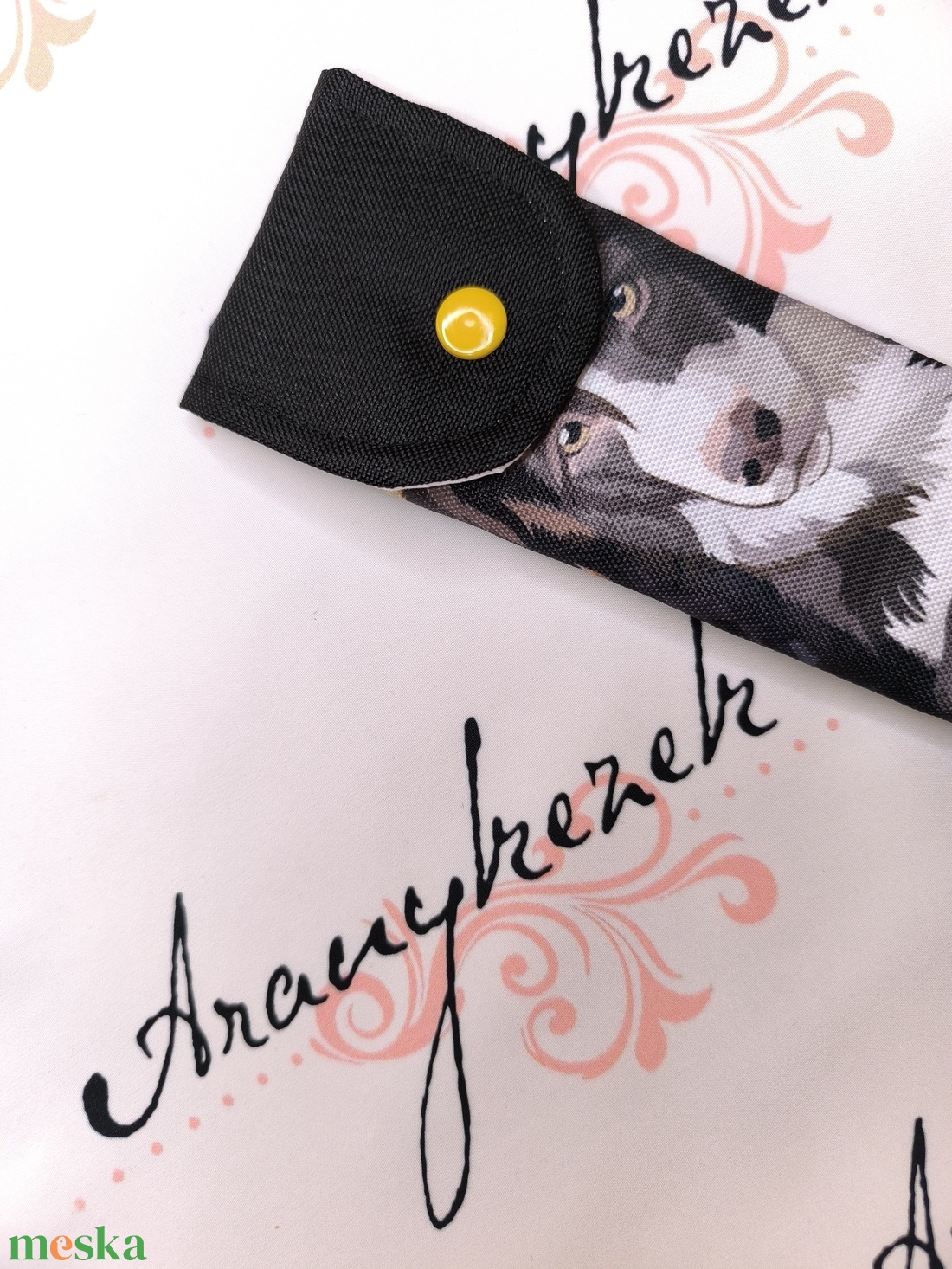 Kutyás 2.-vízlepergetős vászonból-furulyatok   - könyv & zene - hangszer & hangszertok - Meska.hu