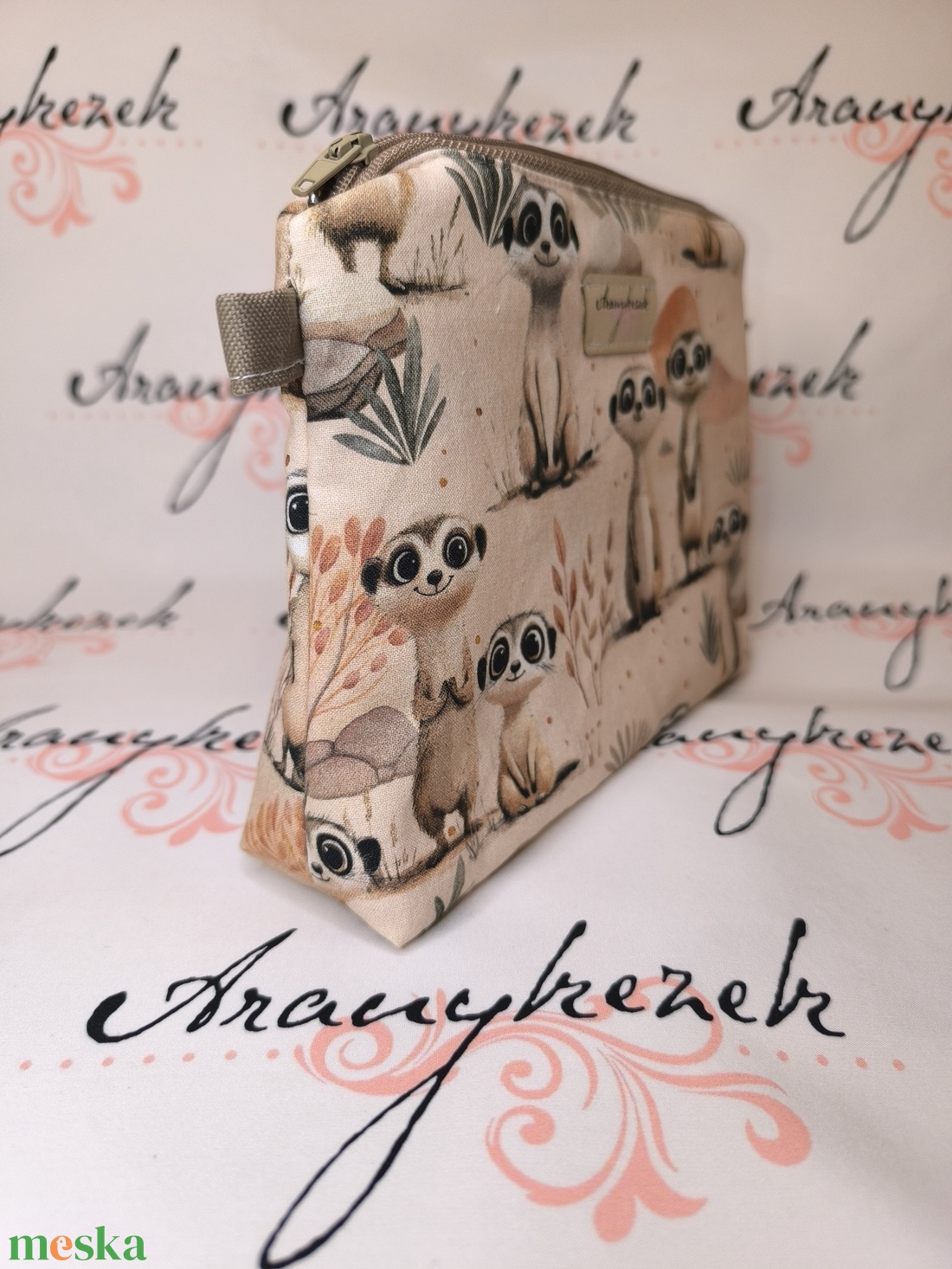 Szurikáta -neszesszer XL méretben  - táska & tok - neszesszer - Meska.hu