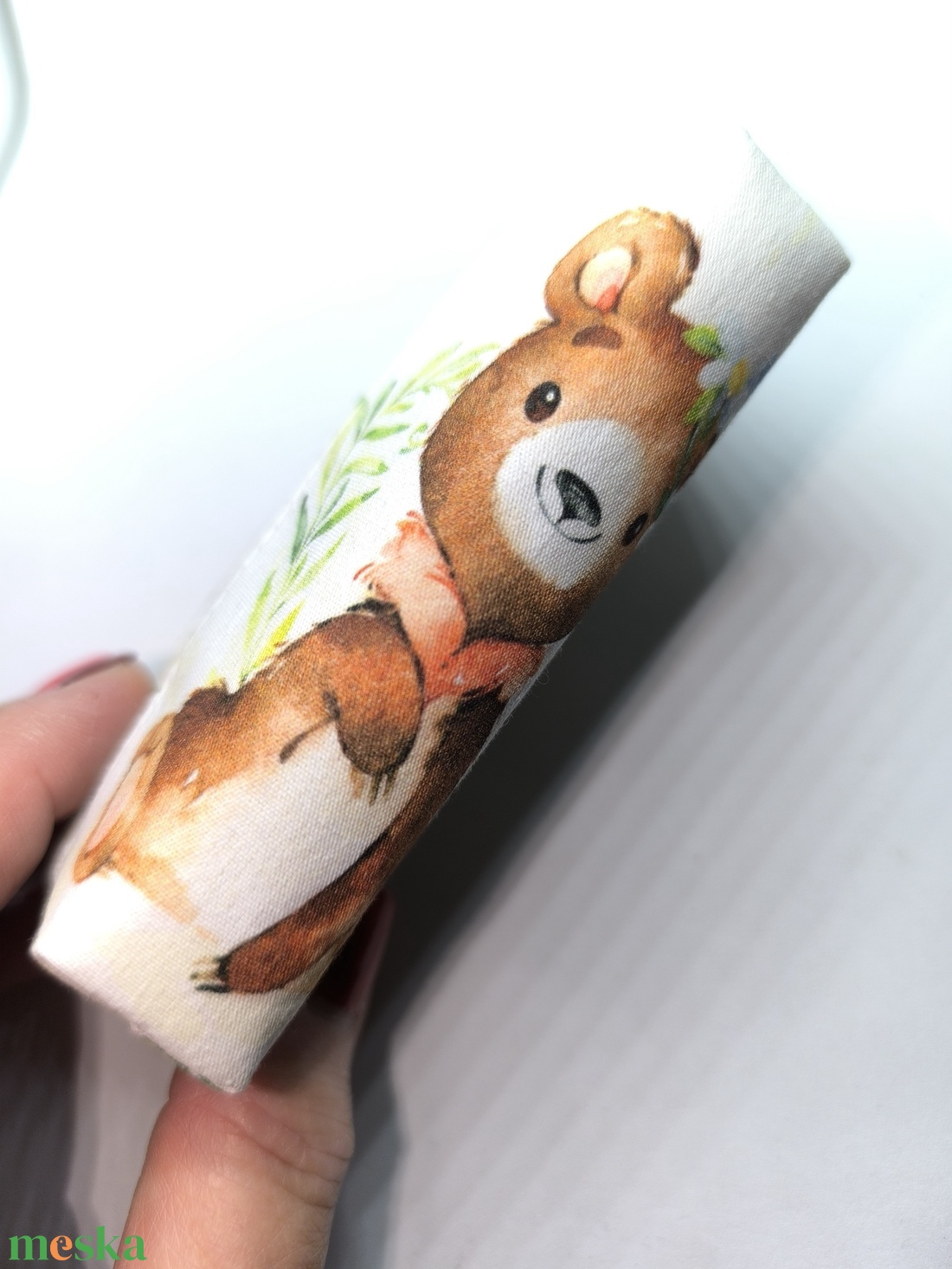 Süni- maci mintás-zsepitartó - táska & tok - pénztárca & más tok - zsebkendőtartó tok - Meska.hu