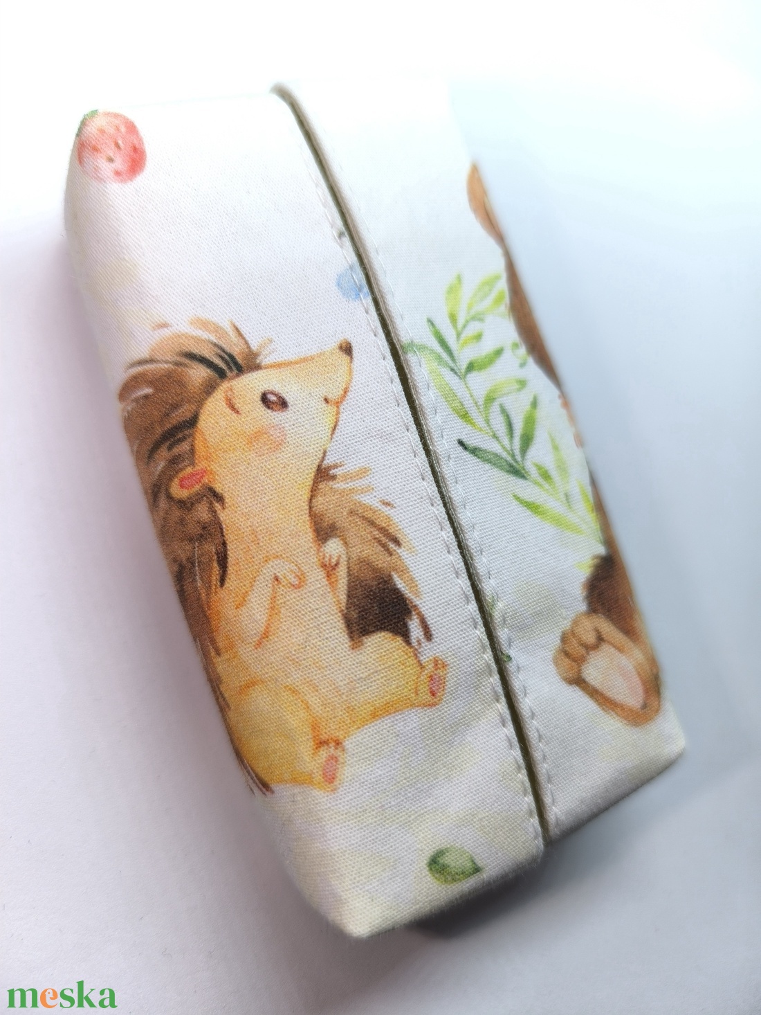 Süni- maci mintás-zsepitartó - táska & tok - pénztárca & más tok - zsebkendőtartó tok - Meska.hu
