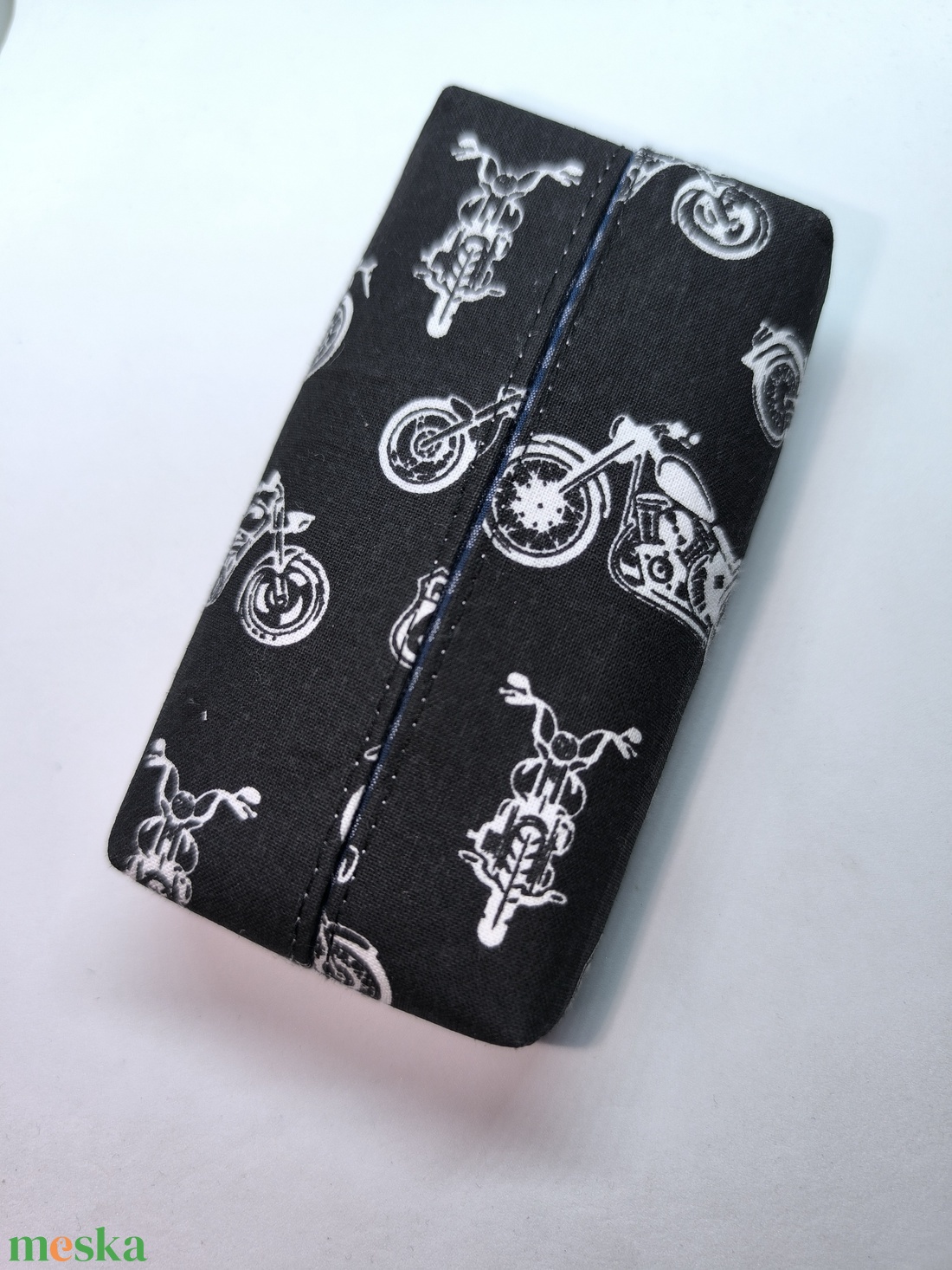 Motoros-bélelt zsepitartó - táska & tok - pénztárca & más tok - zsebkendőtartó tok - Meska.hu