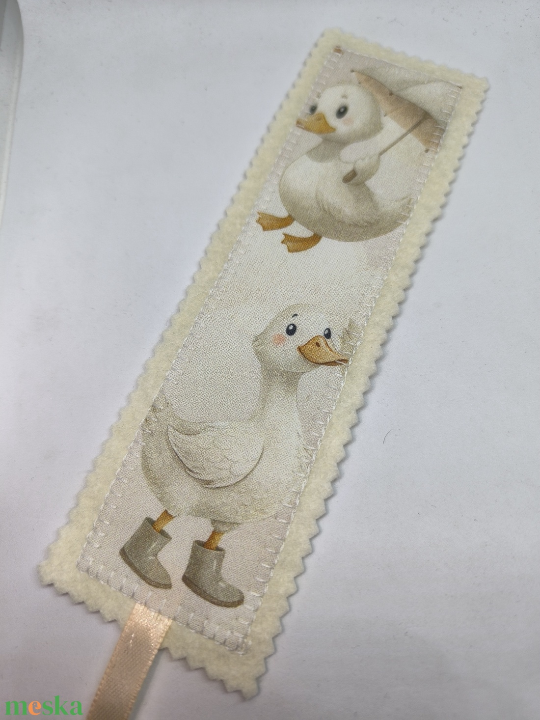 Kis kacsák esőben-könyvjelző  - könyv & zene - könyvjelző - Meska.hu