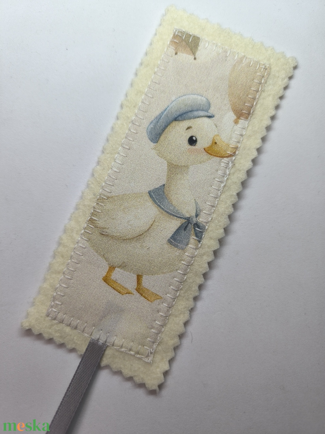 Kis kacsa sapiban-könyvjelző  - könyv & zene - könyvjelző - Meska.hu