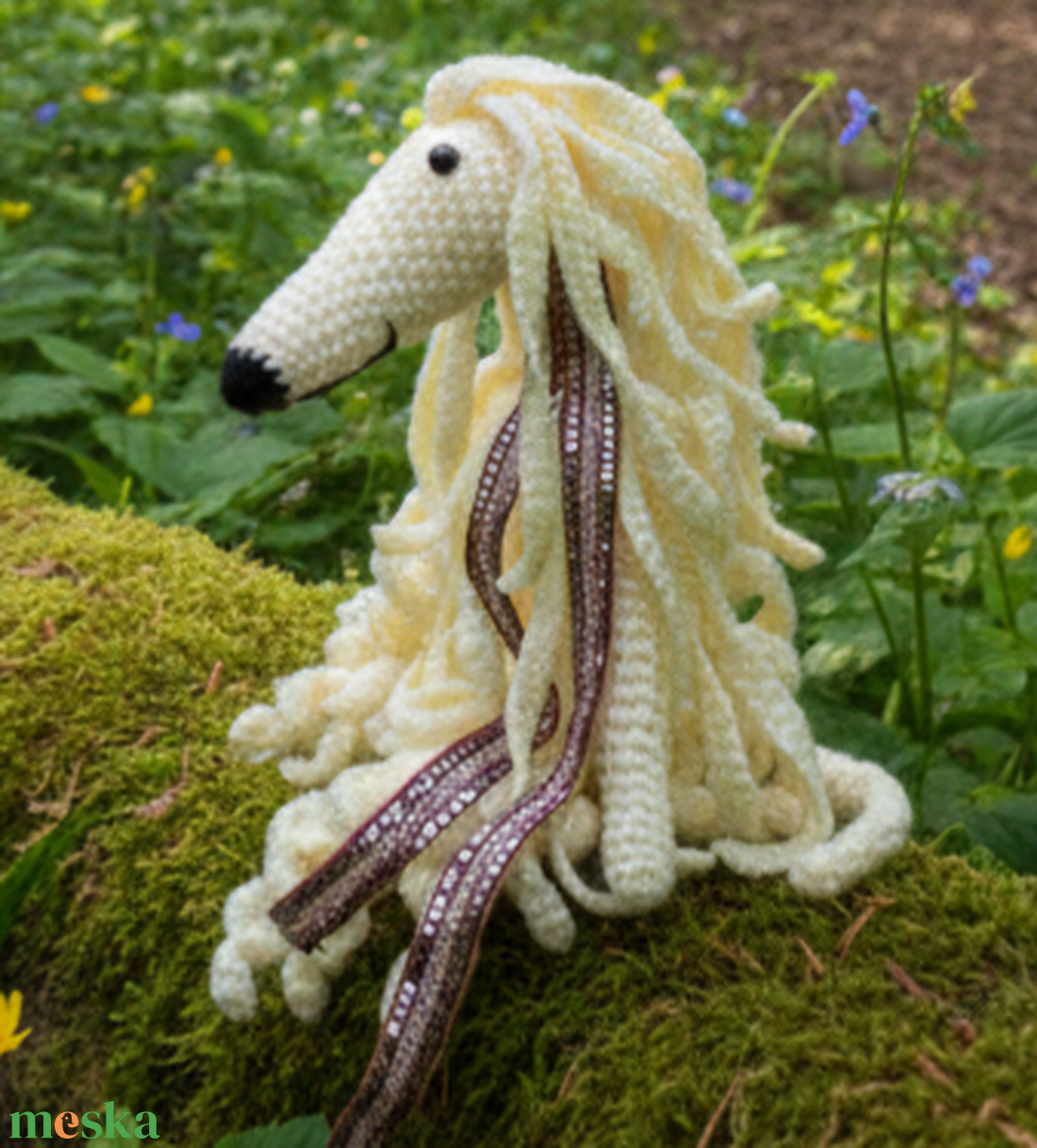 Afgán agár - játék & sport - plüssállat & játékfigura - kutya - Meska.hu