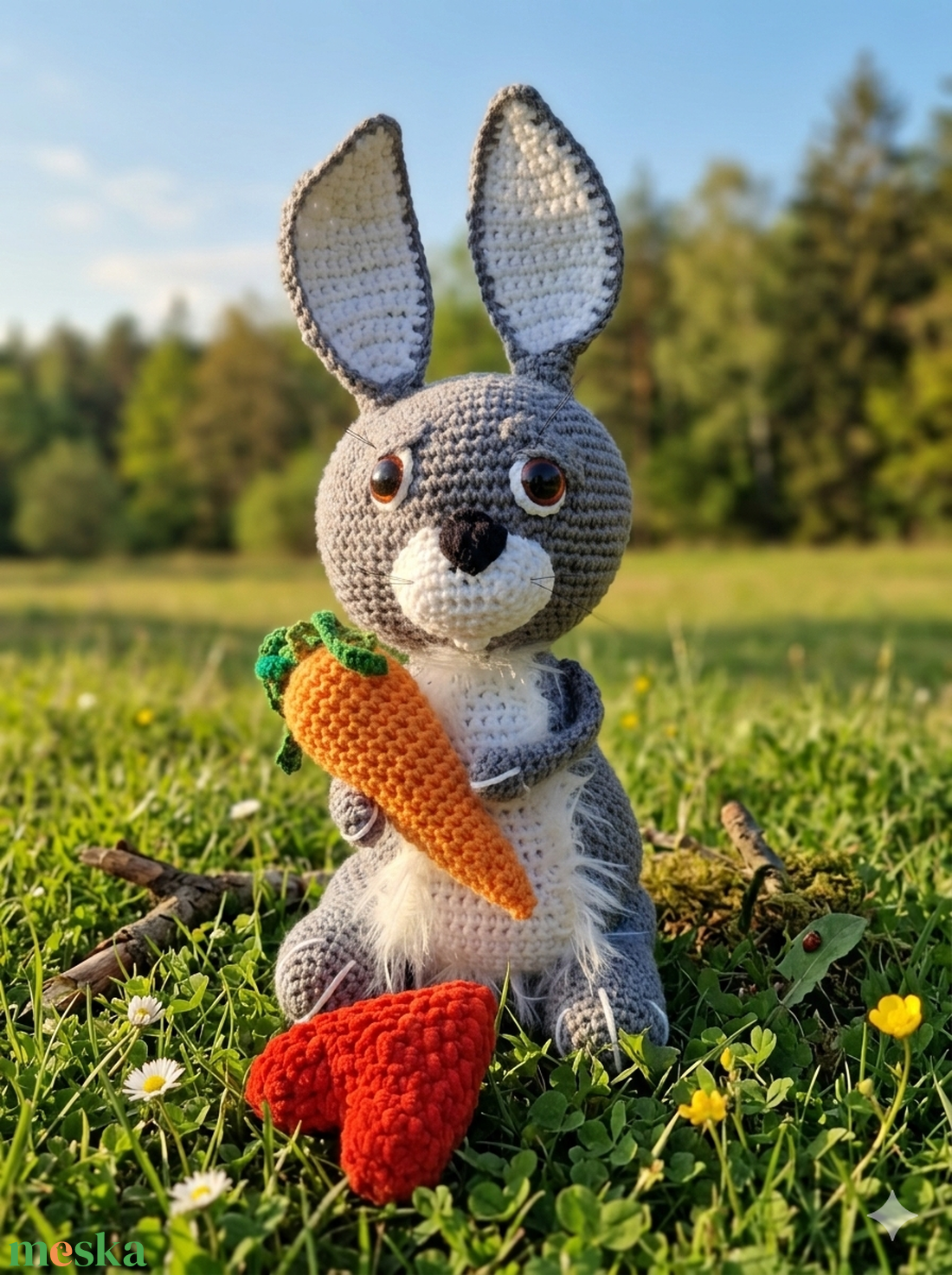 Húsvéti nyuszi - játék & sport - plüssállat & játékfigura - nyuszi - Meska.hu