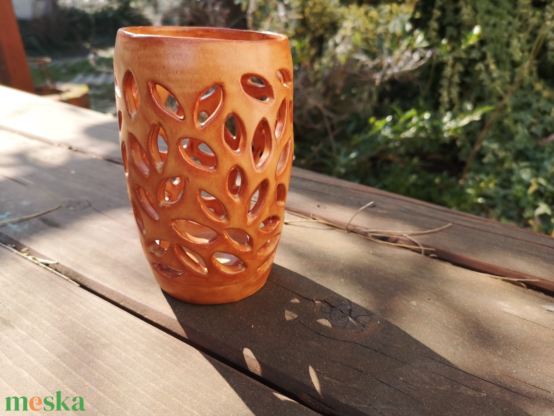 Gyertya- és mécses tartó - otthon & életmód - gyertya, illat, aroma - mécses és mécsestartó - Meska.hu