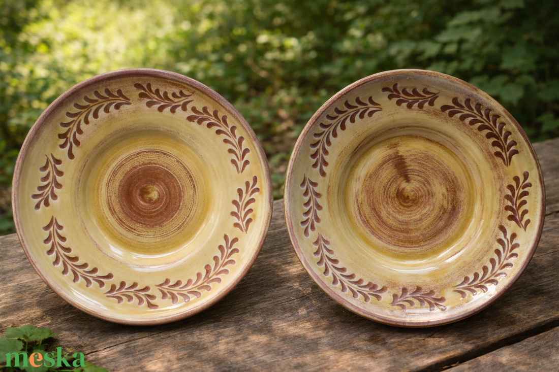Tányér párban - otthon & életmód - konyhafelszerelés, tálalás - tálalás - tányér & étkészlet - Meska.hu