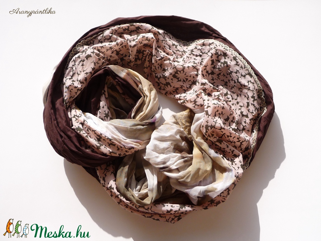 Őszi natúr  (őszi-tavaszi csősál) - Aranypántlika - ruha & divat - sál, sapka, kendő - sál - Meska.hu Őszi natúr  (őszi-tavaszi csősál) - Aranypántlika - ruha & divat - sál, sapka, kendő - sál - Meska.hu