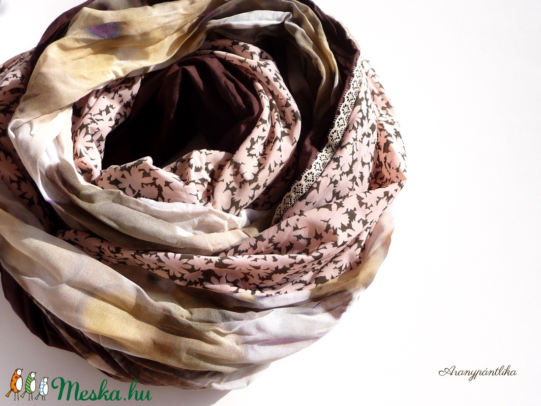 Őszi natúr  (őszi-tavaszi csősál) - Aranypántlika - ruha & divat - sál, sapka, kendő - sál - Meska.hu Őszi natúr  (őszi-tavaszi csősál) - Aranypántlika - ruha & divat - sál, sapka, kendő - sál - Meska.hu