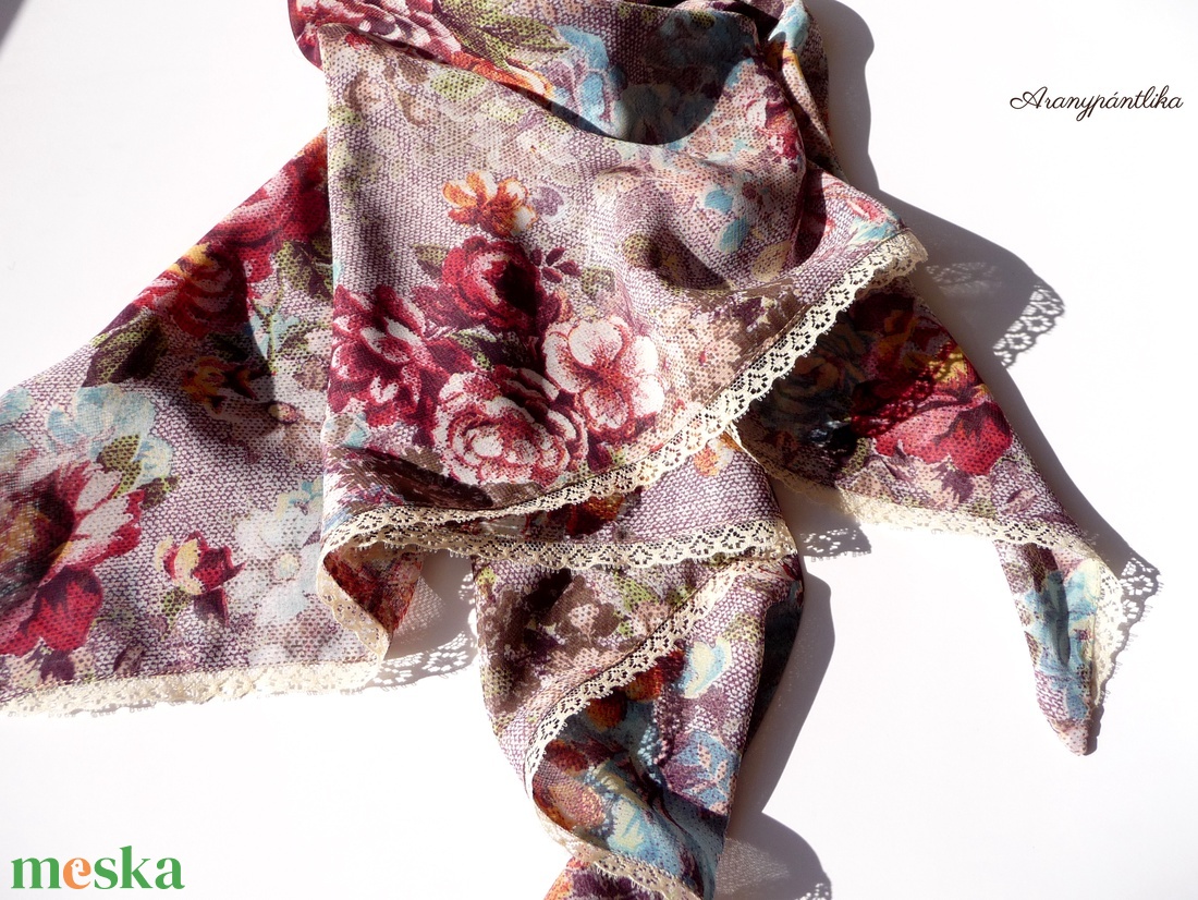 Ódon kendő - ruha & divat - sál, sapka, kendő - kendő - Meska.hu