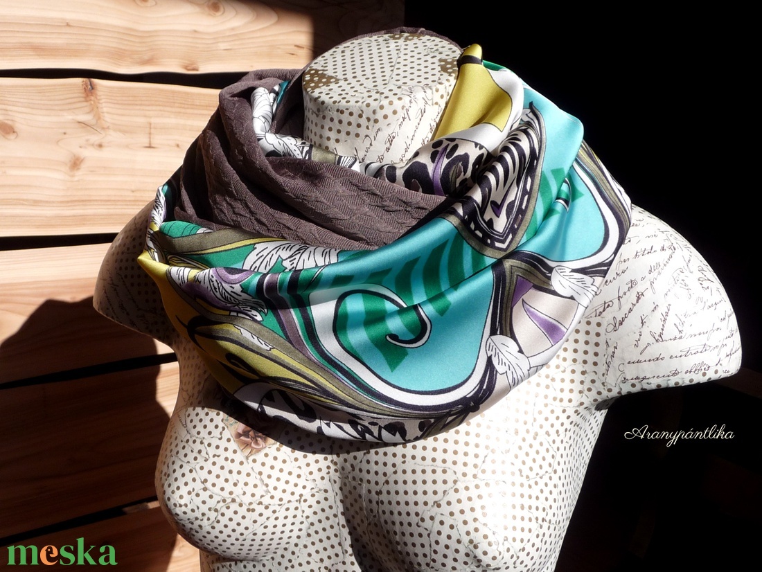 Tavasz a nagyvárosban (selyem-dzsörzé csősál) - ruha & divat - sál, sapka, kendő - sál - Meska.hu Tavasz a nagyvárosban (selyem-dzsörzé csősál) - ruha & divat - sál, sapka, kendő - sál - Meska.hu