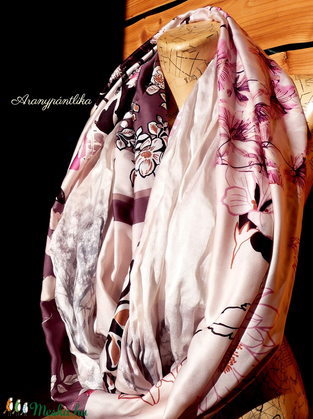 Füstös mályva EXTRA SZÉLES hernyóselyem-szaténselyem csősál - Aranypántlika - ruha & divat - sál, sapka, kendő - sál - Meska.hu Füstös mályva EXTRA SZÉLES hernyóselyem-szaténselyem csősál - Aranypántlika - ruha & divat - sál, sapka, kendő - sál - Meska.hu