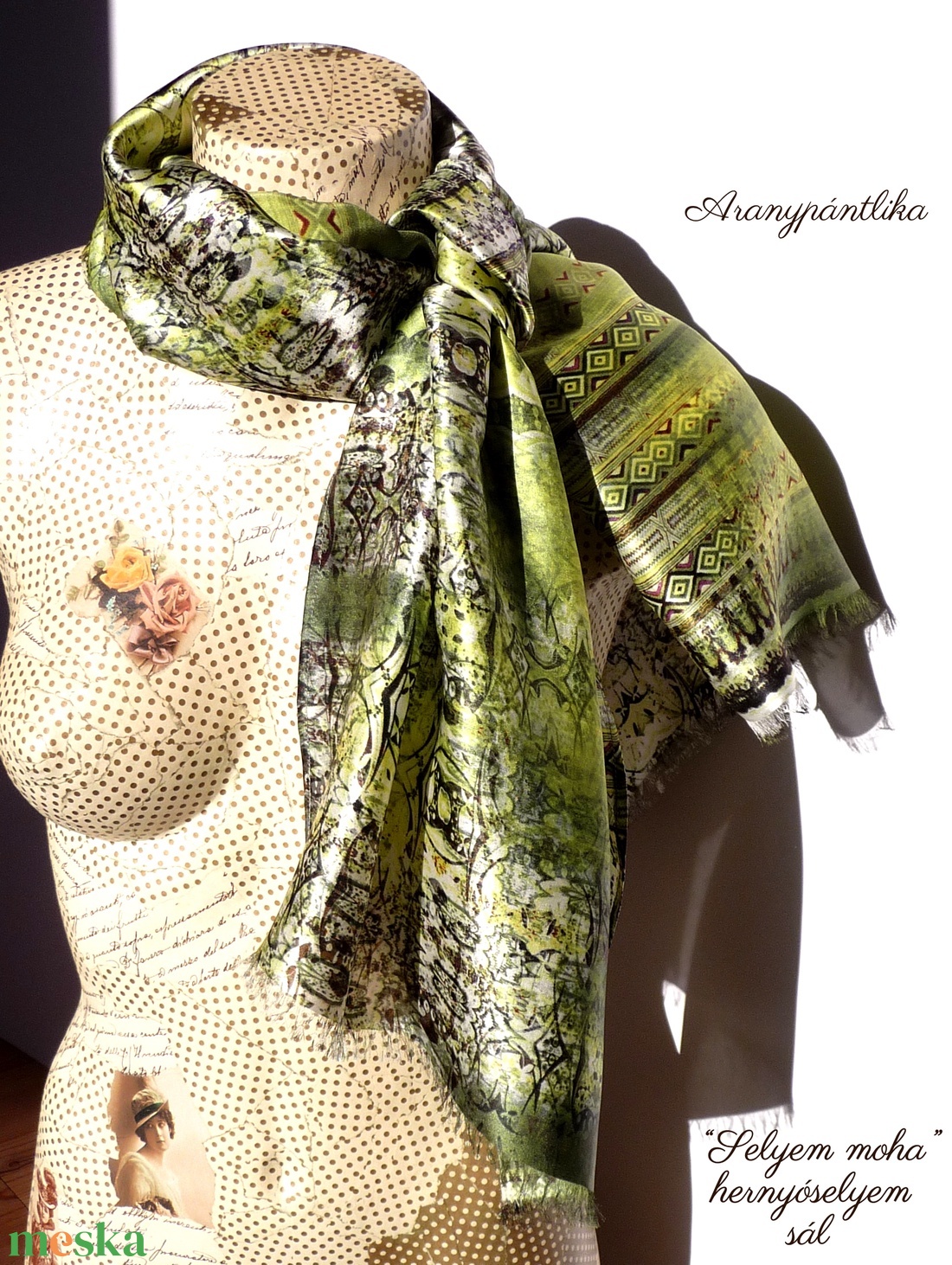 Selyem moha hernyóselyem sál - Aranypántlika - ruha & divat - sál, sapka, kendő - sál - Meska.hu Selyem moha hernyóselyem sál - Aranypántlika - ruha & divat - sál, sapka, kendő - sál - Meska.hu