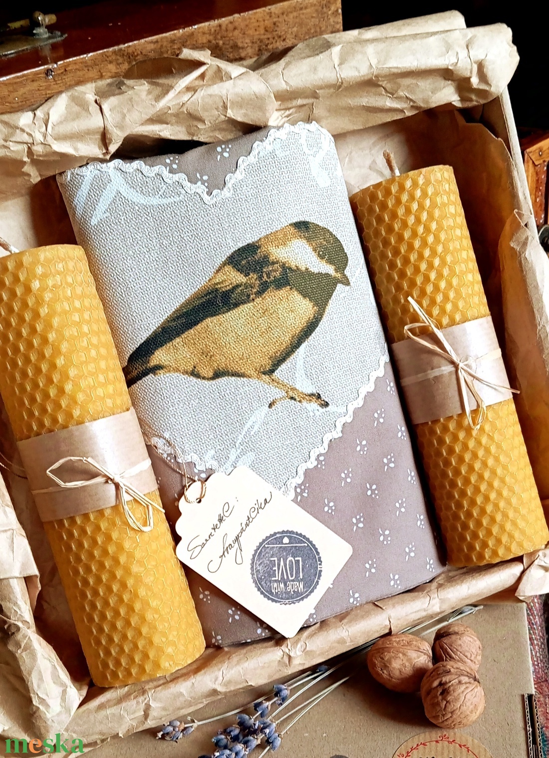 Kiscinkés ajándékbox - táska & tok - bevásárlás & shopper táska - kenyeres zsák - Meska.hu