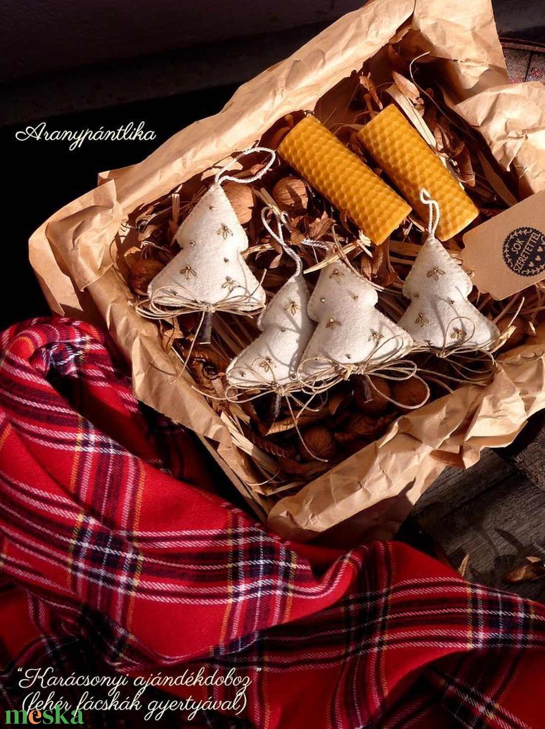 6 darabos karácsonyi ajándékbox - karácsony - karácsonyi lakásdekoráció - karácsonyfadíszek - Meska.hu