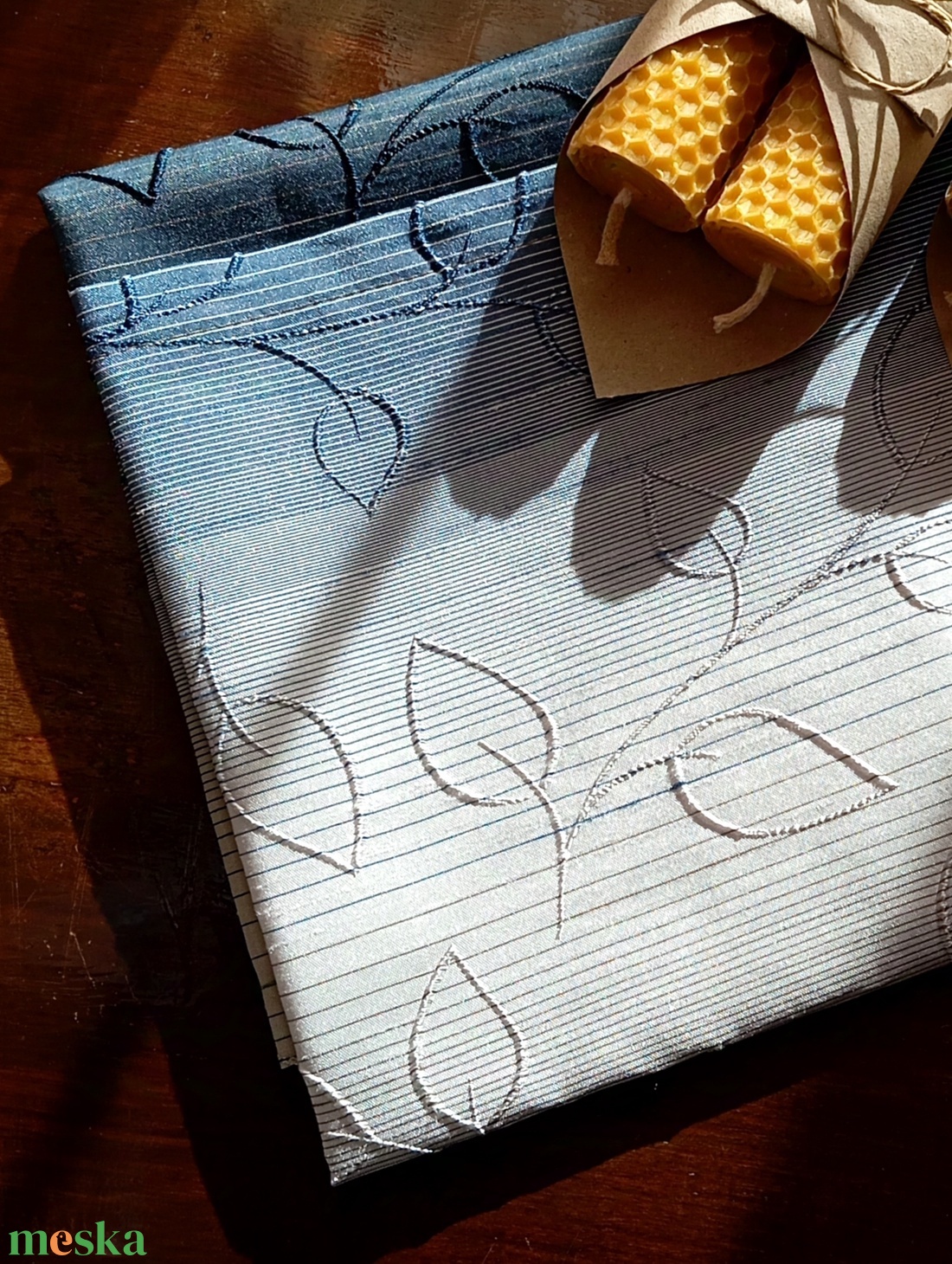 Levélkés neszeszer terítővel ajándékbox - táska & tok - neszesszer - Meska.hu