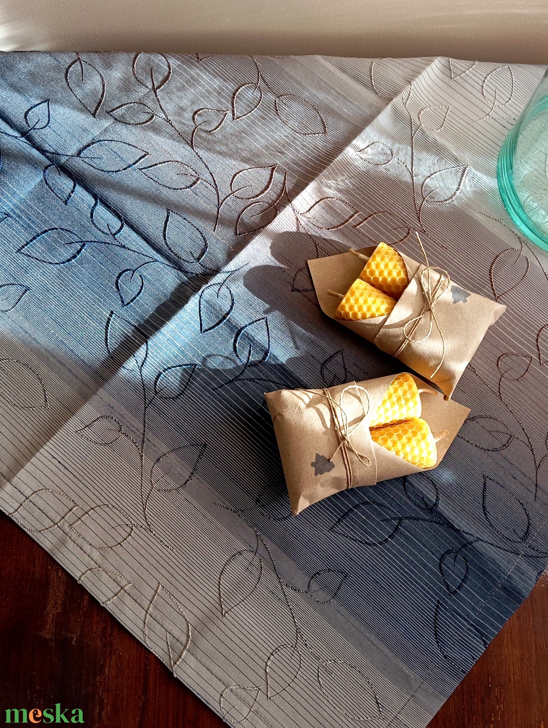 Levélkés neszeszer terítővel ajándékbox - táska & tok - neszesszer - Meska.hu