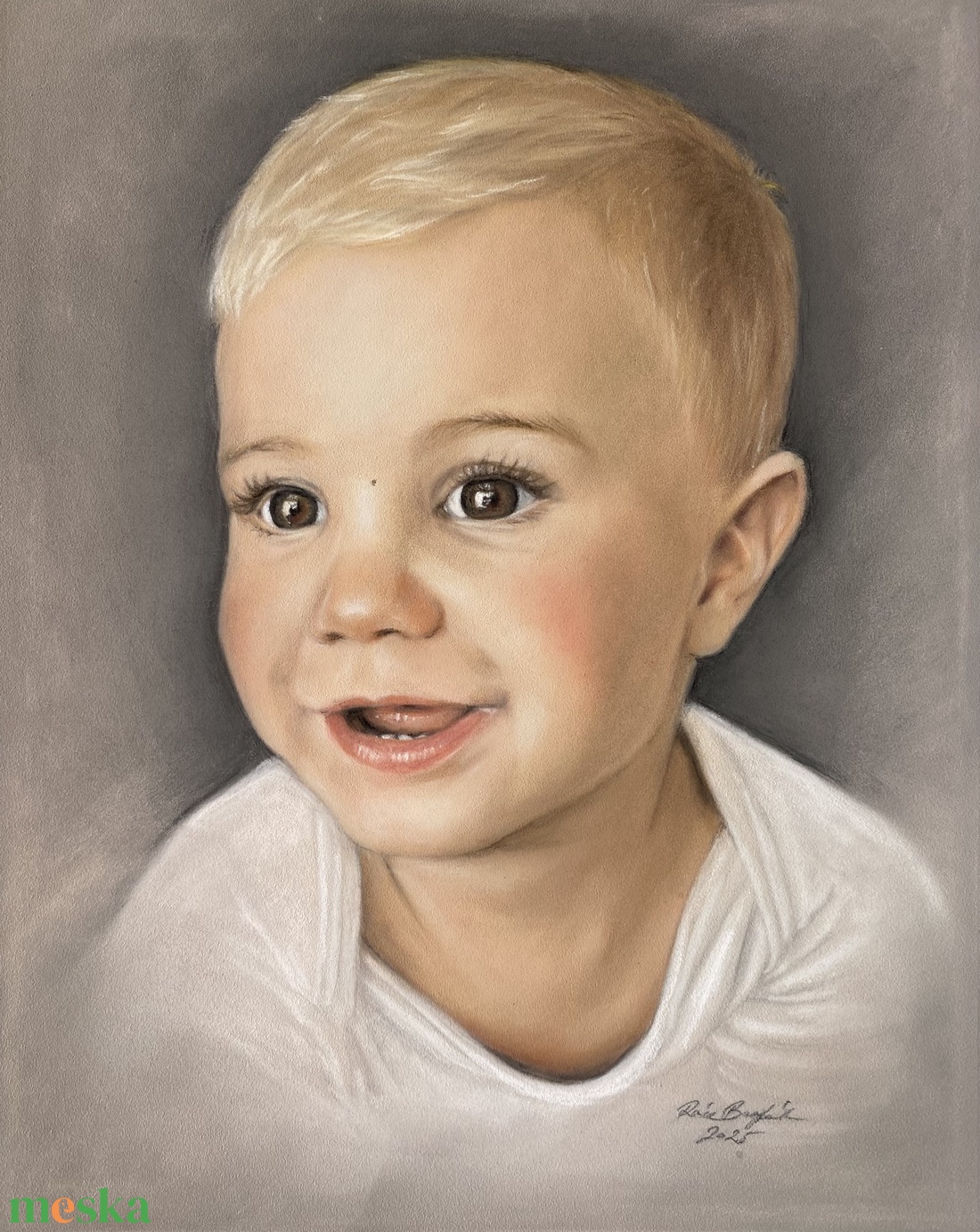 Személy portré fotóról - művészet - grafika & illusztráció - ceruzarajz - Meska.hu
