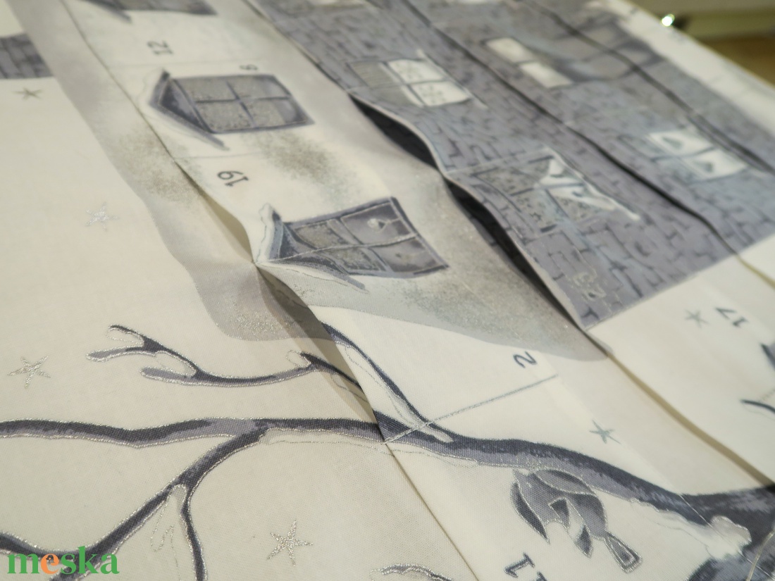 Adventi naptár - karácsonyi házikó - karácsony - adventi díszek - adventi naptár - Meska.hu