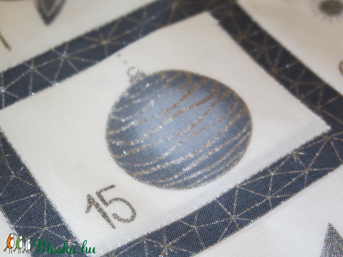 Adventi naptár - karácsonyi falu - karácsony - adventi díszek - adventi naptár - Meska.hu