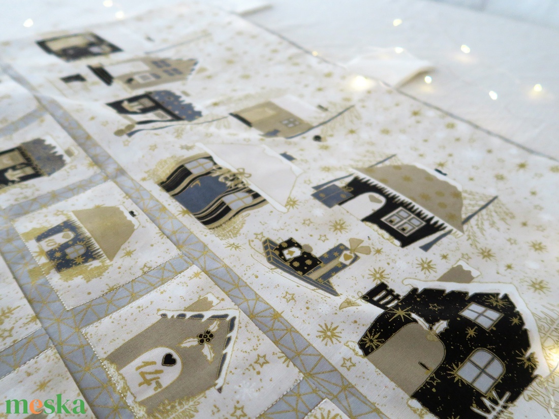 Adventi naptár - mézeskalácsfalu - karácsony - adventi díszek - adventi naptár - Meska.hu