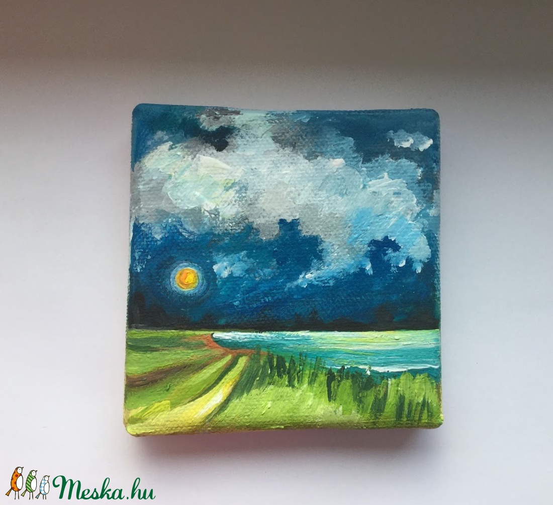 Mini Art / Festmény 10 x 10 cm - művészet - festmény - akril - Meska.hu Mini Art / Festmény 10 x 10 cm - művészet - festmény - akril - Meska.hu