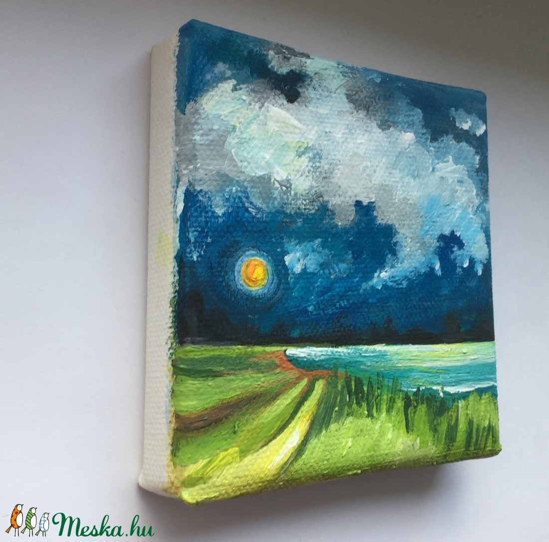 Mini Art / Festmény 10 x 10 cm - művészet - festmény - akril - Meska.hu Mini Art / Festmény 10 x 10 cm - művészet - festmény - akril - Meska.hu
