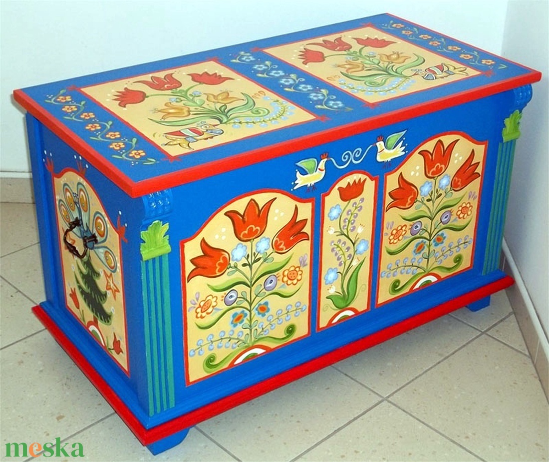 Tulipános láda (Árgyélus láda) - esküvő - emlék & ajándék - nászajándék - nászajándék gyűjtők - Meska.hu Tulipános láda (Árgyélus láda) - esküvő - emlék & ajándék - nászajándék - nászajándék gyűjtők - Meska.hu