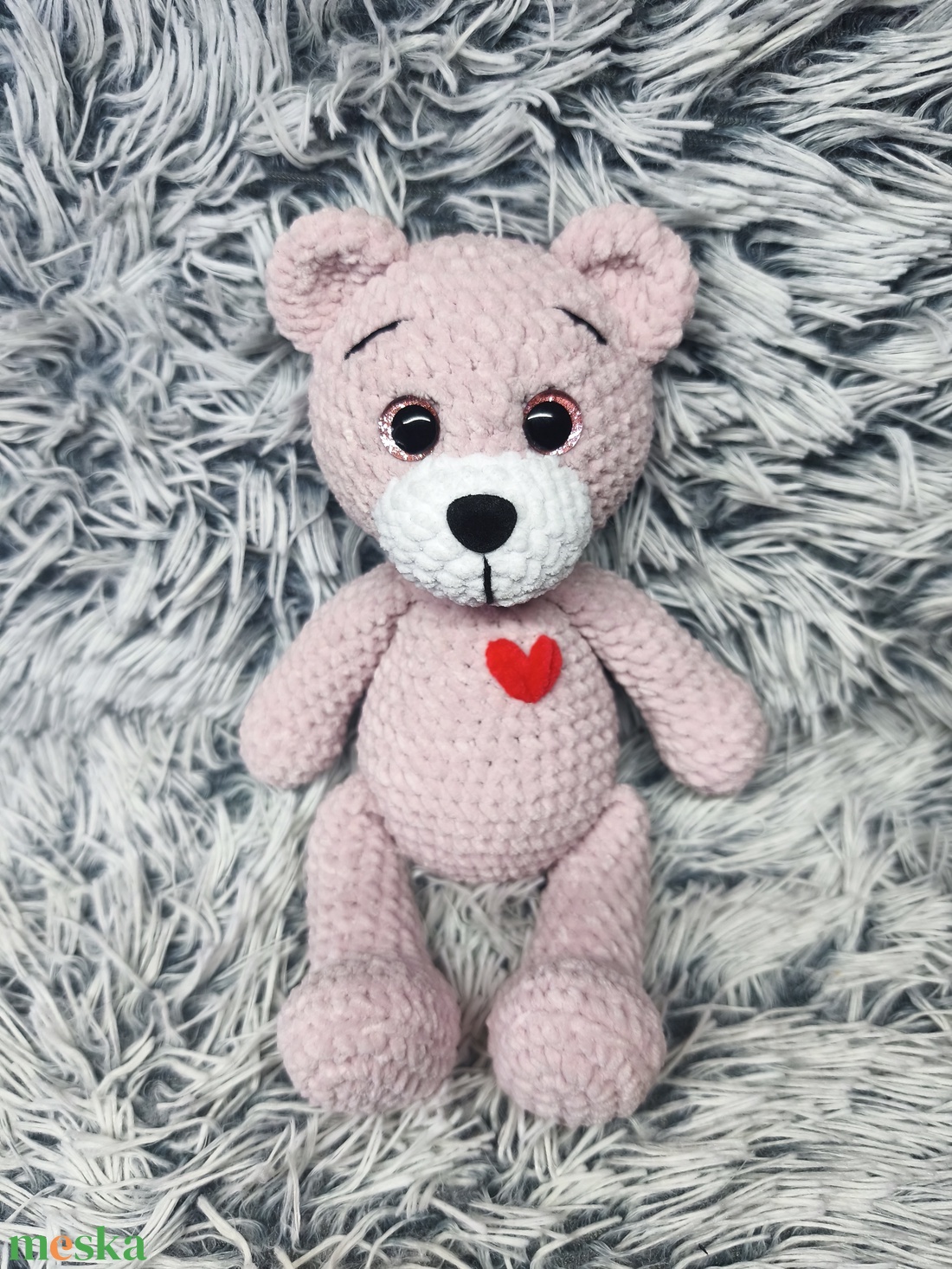 Horgolt maci - játék & sport - plüssállat & játékfigura - maci - Meska.hu