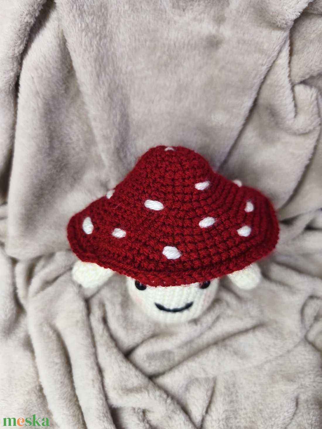 Horgolt gomba - játék & sport - gyerekkonyha - játék gyümölcsök és zöldségek - Meska.hu