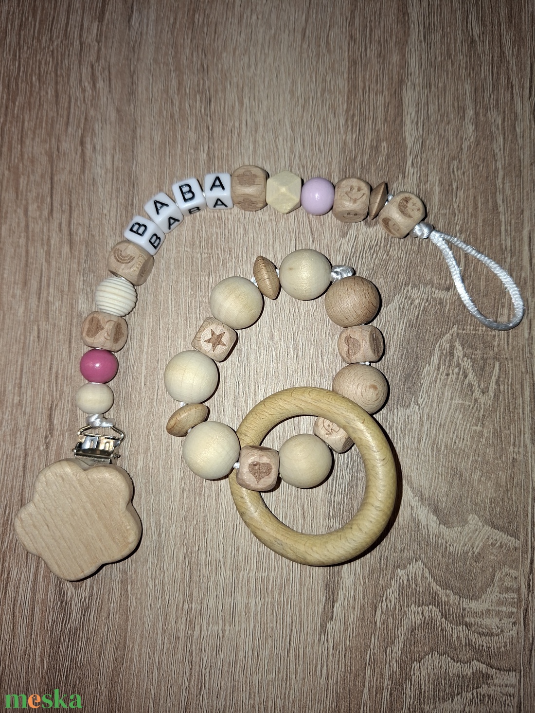 Cumilánc/ csörgő - baba - mama - baba játékok - cumilánc - Meska.hu