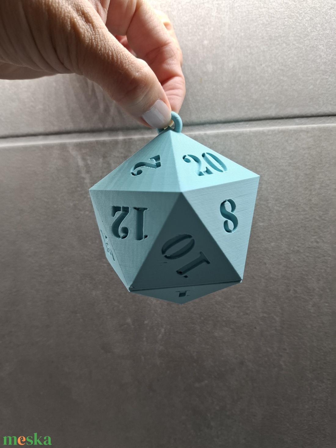 Dobókocka karácsonyfa dísz - karácsony - karácsonyi lakásdekoráció - karácsonyfadíszek - Meska.hu