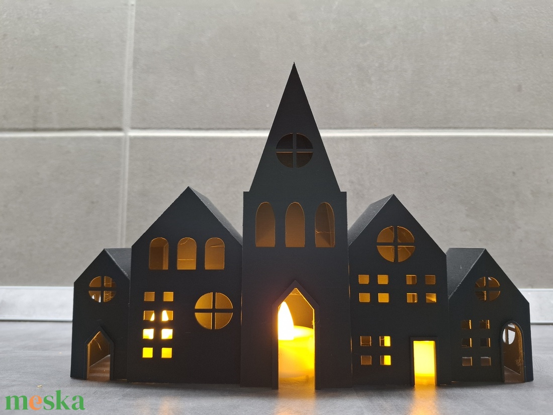 Házak mécsestartó - otthon & életmód - gyertya, illat, aroma - mécses és mécsestartó - Meska.hu