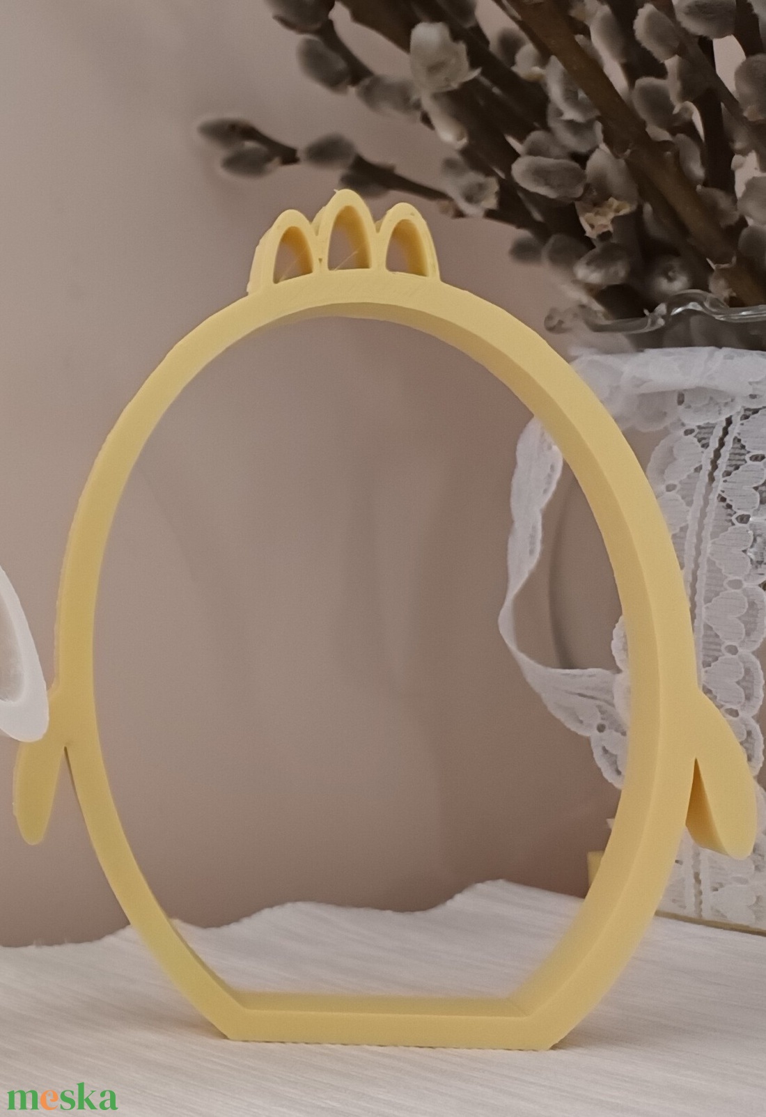 Húsvéti sziluett asztaldísz csibe - otthon & életmód - dekoráció - húsvéti asztaldíszek - Meska.hu