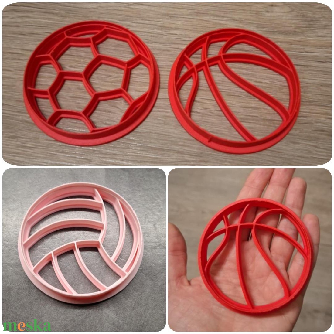 Labda sütikiszúró - otthon & életmód - konyhafelszerelés, tálalás - sütés, főzés - sütikiszúró - Meska.hu