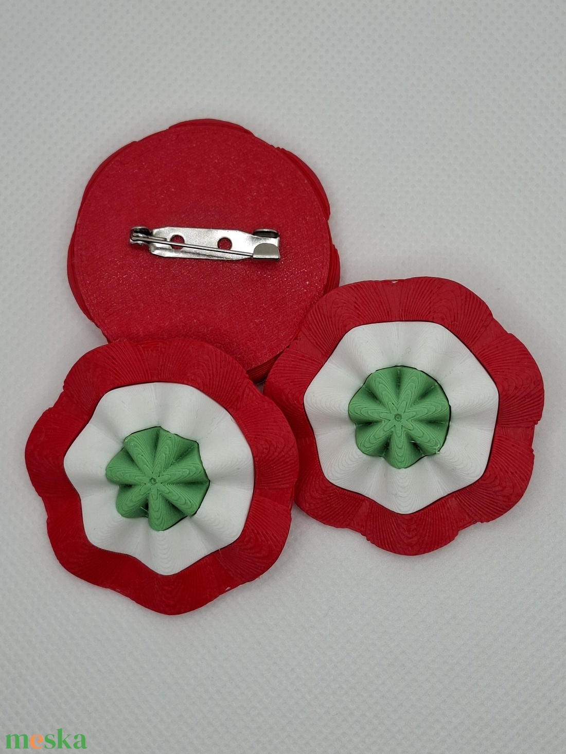 kokárda - ékszer - kitűző és bross - Meska.hu