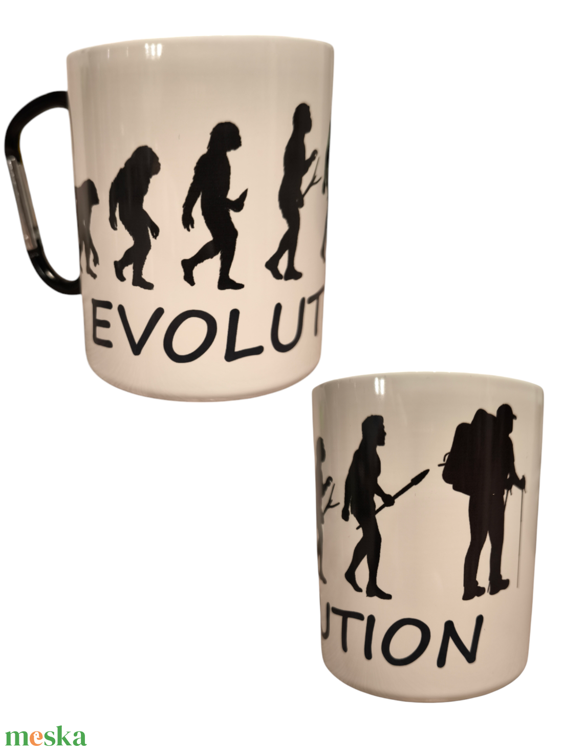 Fém bögre karabiner füllel  - otthon & életmód - konyhafelszerelés, tálalás - tálalás - bögre & csésze - Meska.hu