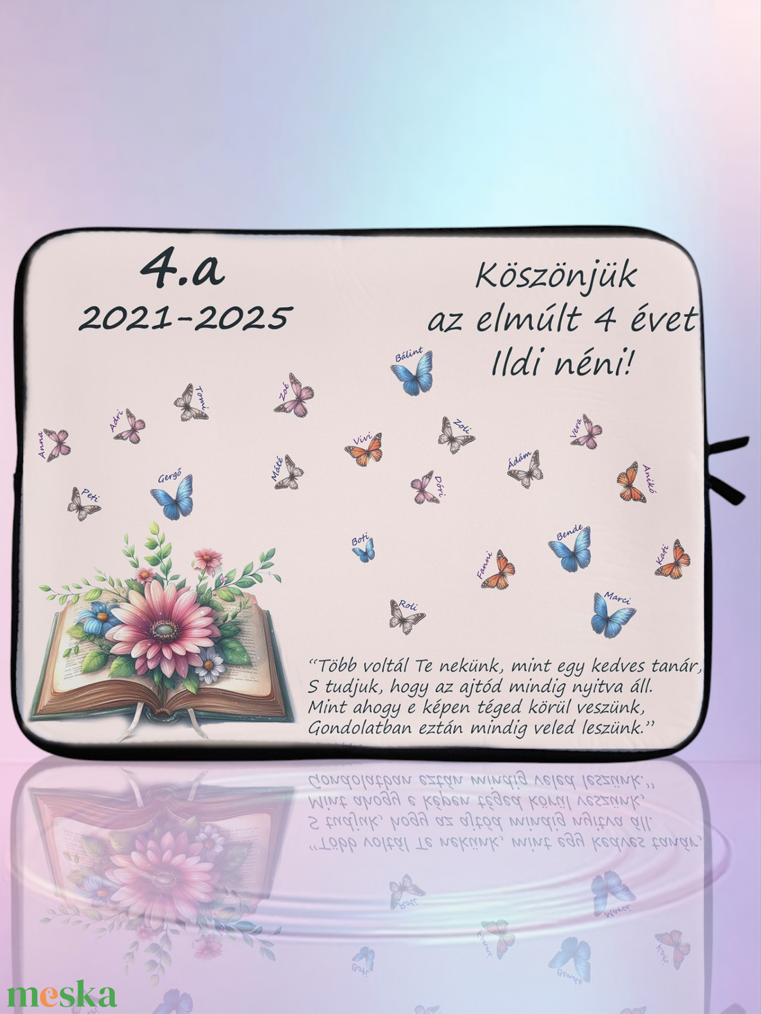 Ballagási/búcsú ajándék óvónőknek, tanároknak - táska & tok - laptoptáska, laptop hátizsák - Meska.hu